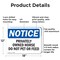 Signmission Privately Owned Horse Do Not Pet Or Feed OSHA Notice Sign, Aluminum, 18in W x 12in L, 2PK OS-2PACK-NS-A-1218-L-17875 - alternate 6
